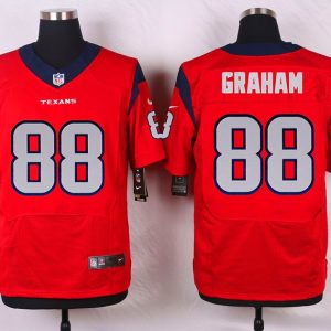 Nike Houston Texans #88 Graham Red Elite Jersey