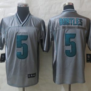 2014 Nike Jacksonville Jaguars 5 Bortles Grey Vapor Elite Jerseys