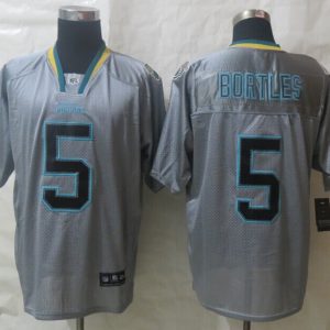 2014 Nike Jacksonville Jaguars 5 Bortles Lights Out Grey Elite Jerseys