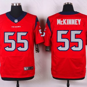 Nike Houston Texans #55 McKimney Red Elite Jersey