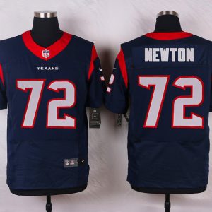 Nike Houston Texans #72 Newton Blue Elite Jersey