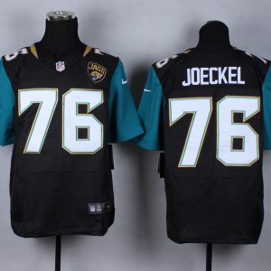 Nike Jacksonville Jaguars #76 Joeckel Black Elite Jersey