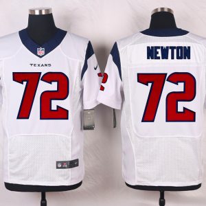 Nike Houston Texans #72 Newton White Elite Jersey