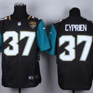 Nike Jacksonville Jaguars #37 Cyprien III Black Elite Jersey