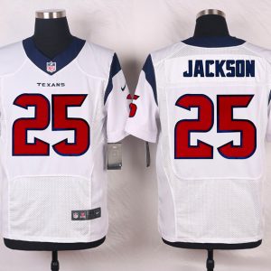 Nike Houston Texans #25 Jackson White Elite Jersey