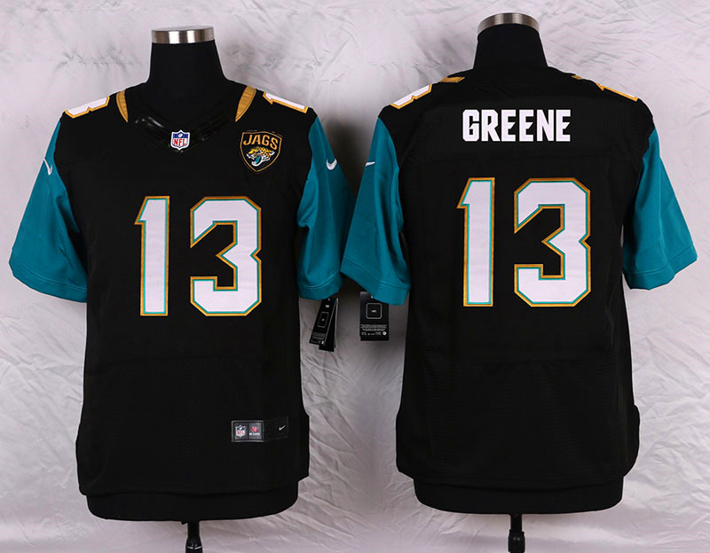 Nike Jacksonville Jaguars #13 Greene Black Elite Jersey