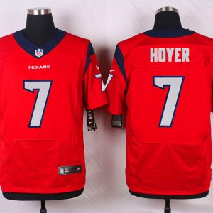 Nike Houston Texans #7 Hoyer Red Elite Jersey