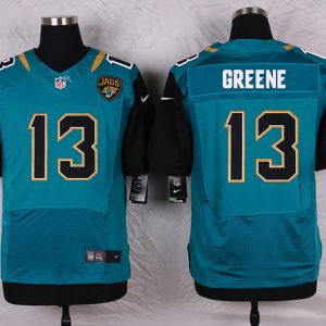 Nike Jacksonville Jaguars #13 Greene Green Elite Jersey