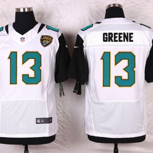 Nike Jacksonville Jaguars #13 Greene White Elite Jersey
