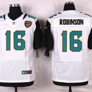 Nike Jacksonville Jaguars #16 Robinson White Elite Jersey