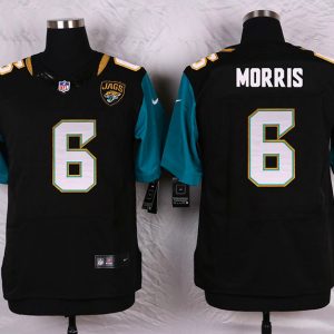 Nike Jacksonville Jaguars #6 Morris Black Elite Jersey