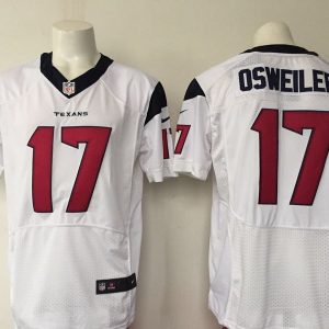 NHL Houston Texans #17 Osweiler White Elite Jersey