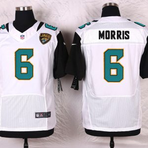 Nike Jacksonville Jaguars #6 Morris White Elite Jersey