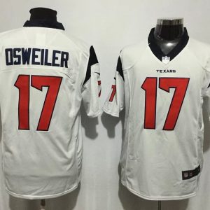 NFL Houston Texans #17 Osweiler White Game Jersey