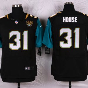 Nike Jacksonville Jaguars #31 House Black Elite Jersey