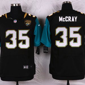 Nike Jacksonville Jaguars #35 McCray Black Elite Jersey