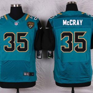 Nike Jacksonville Jaguars #35 McCray Green Elite Jersey