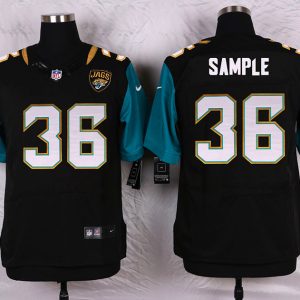 Nike Jacksonville Jaguars #36 Sample Black Elite Jersey