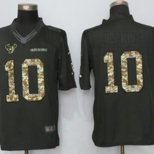 Nike Mens Houston Texans 10 Hopkins Anthracite Salute To Service Limited Jersey