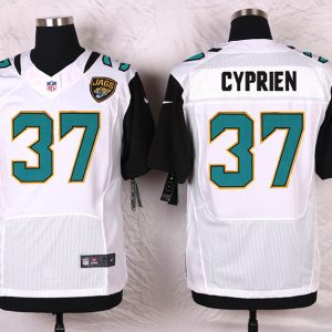 Nike Jacksonville Jaguars #37 Cyprien White Elite Jersey