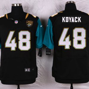 Nike Jacksonville Jaguars #48 Koyack Black Elite Jersey