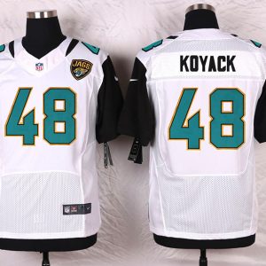 Nike Jacksonville Jaguars #48 Koyack White Elite Jersey