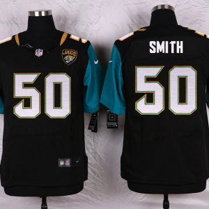Nike Jacksonville Jaguars #50 Smith Black Elite Jersey