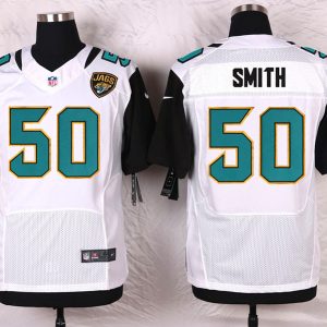 Nike Jacksonville Jaguars #50 Smith White Elite Jersey