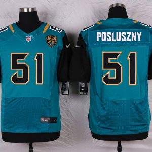 Nike Jacksonville Jaguars #51 Posluszny Green Elite Jersey