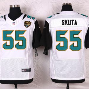 Nike Jacksonville Jaguars #55 Skuta White Elite Jersey