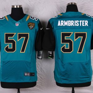 Nike Jacksonville Jaguars #57 Armbrister Green Elite Jersey