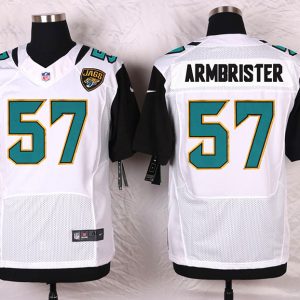 Nike Jacksonville Jaguars #57 Armbrister White Elite Jersey