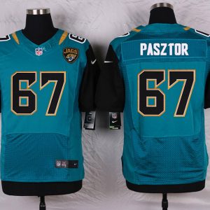 Nike Jacksonville Jaguars #67 Pasztor Green Elite Jersey