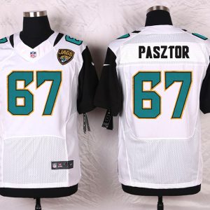 Nike Jacksonville Jaguars #67 Pasztor White Elite Jersey