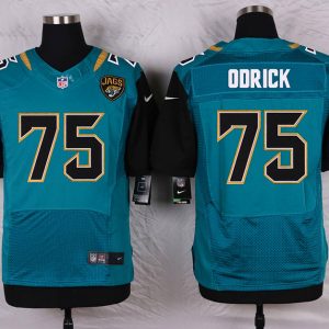 Nike Jacksonville Jaguars #75 Odrick Green Elite Jersey