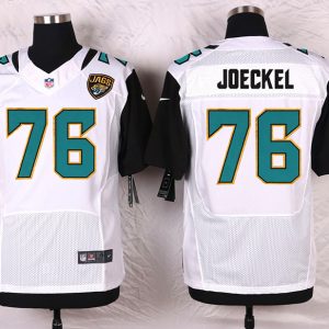 Nike Jacksonville Jaguars #76 Joeckel White Elite Jersey