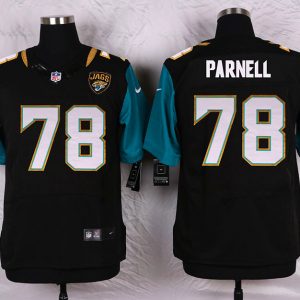 Nike Jacksonville Jaguars #78 Parnell Black Elite Jersey