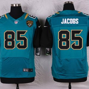 Nike Jacksonville Jaguars #85 Jacobs Green Elite Jersey