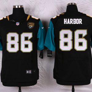 Nike Jacksonville Jaguars #86 Harbor Black Elite Jersey
