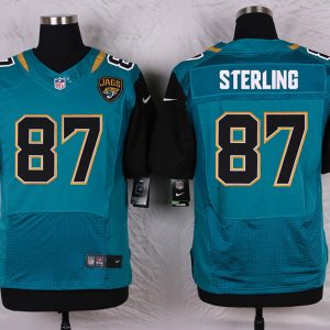 Nike Jacksonville Jaguars #87 Sterling Green Elite Jersey
