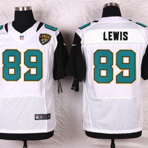 Nike Jacksonville Jaguars #89 Lewis White Elite Jersey