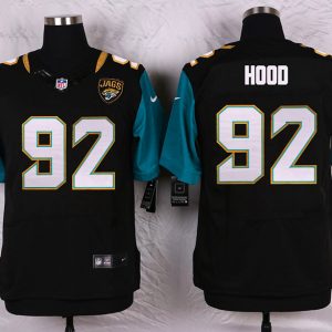 Nike Jacksonville Jaguars #92 Hood Black Elite Jersey