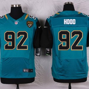 Nike Jacksonville Jaguars #92 Hood Green Elite Jersey