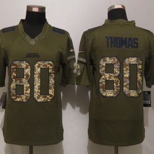 Nike Jacksonville Jaguars 80 Thomas Green Salute To Service Limited Jersey