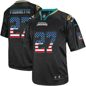 NFL Jacksonville Jaguars #27 Fournette USA Flag Jersey