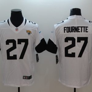 Nike Jacksonville Jaguars #27 Fournette White Vapor Untouchable Limited Jersey