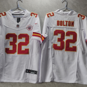 Men??s Kansas City Chiefs Chiefs #32 Nick Bolton White 2023 F.U.S.E. Color Rush Limited Jersey