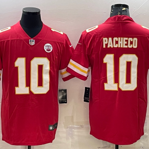 Men's Kansas City Chiefs #10 Pacheco Red Vapor Untouchable Limited Jersey