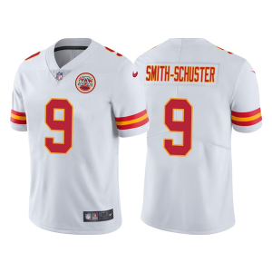 Men's Kansas City Chiefs #9 JuJu Smith-Schuster 2022 White Vapor Untouchable Limited Jersey