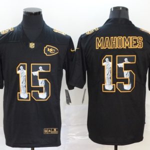 Men's Kansas City Chiefs Chiefs #15 Patrick Mahomes Black Fashiion Limited Jersey